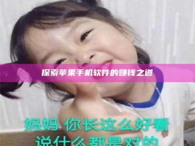 永新探索苹果手机软件的赚钱之道